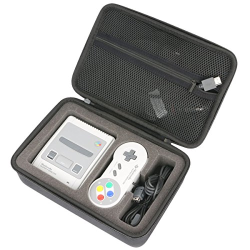 para Super Nintendo - Consola SUPER NES Classic Mini EVA Funda Estuche Bolso by Khanka