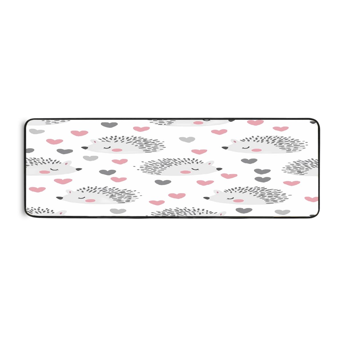 Tapis motif hérisson cœur amour doux pour créer une ambiance chaleureuse dans la maison