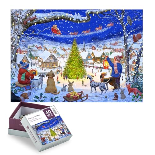 Wentworth Jigsaw Puzzle – Believe in the Magic – 40 Pieces - For Adults - Shaped Puzzle Pieces & Themed Whimsies - Great for a Gift