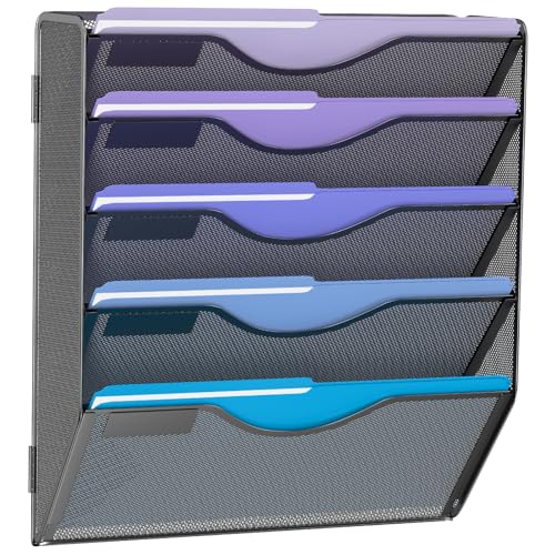 Gawerk 5 Tier Hanging Wall File Holder