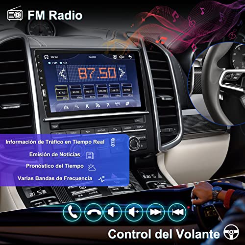 CAMECHO Autoradio Carplay Android Auto 1 DIN, Bluetooth Autoradio met 9 Inch Touchscreen Spiegel Link FM Autoradio… - Image 5