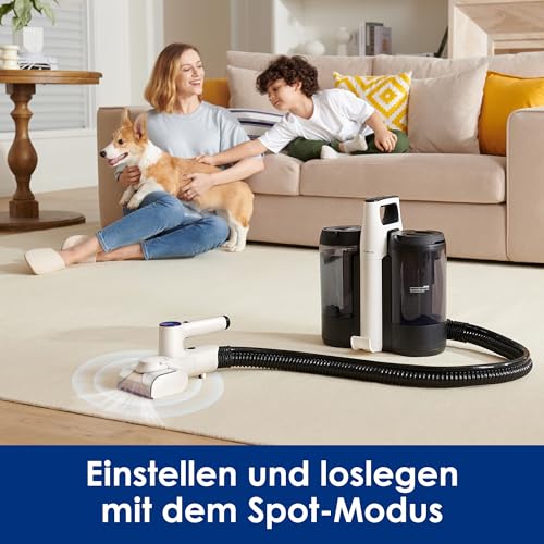 Tineco Carpet One Spot – intelligente, draadloze vlekkenreiniger voor tapijten en gestoffeerde meubels – compact laadstation, sterke prestaties, stille werking, led-scherm - Image 3
