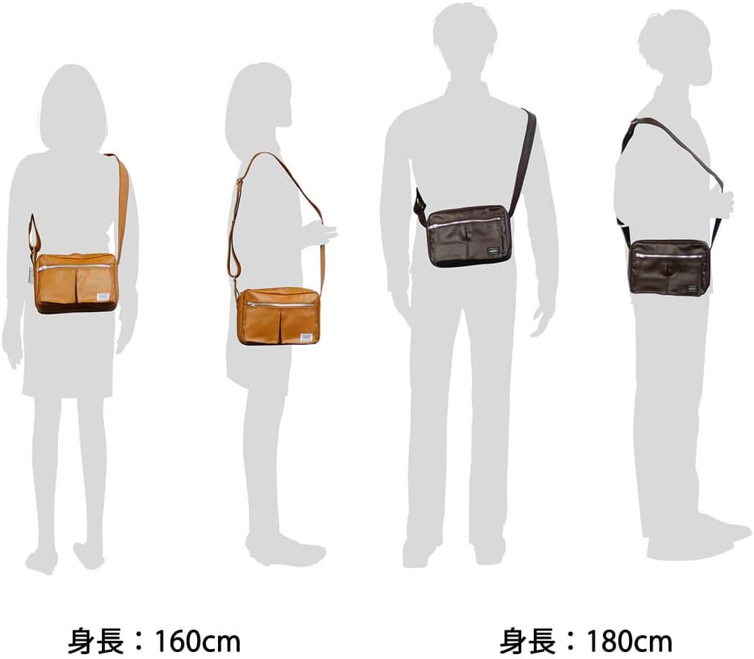 Yoshida Bag Porter Freestyle Shoulder Bag Brown 707-08212