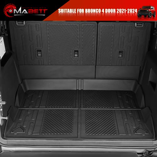 Image of Mabett Seat Backrest & Cargo Liner for 2021-2026 Ford Bronco 4-Door