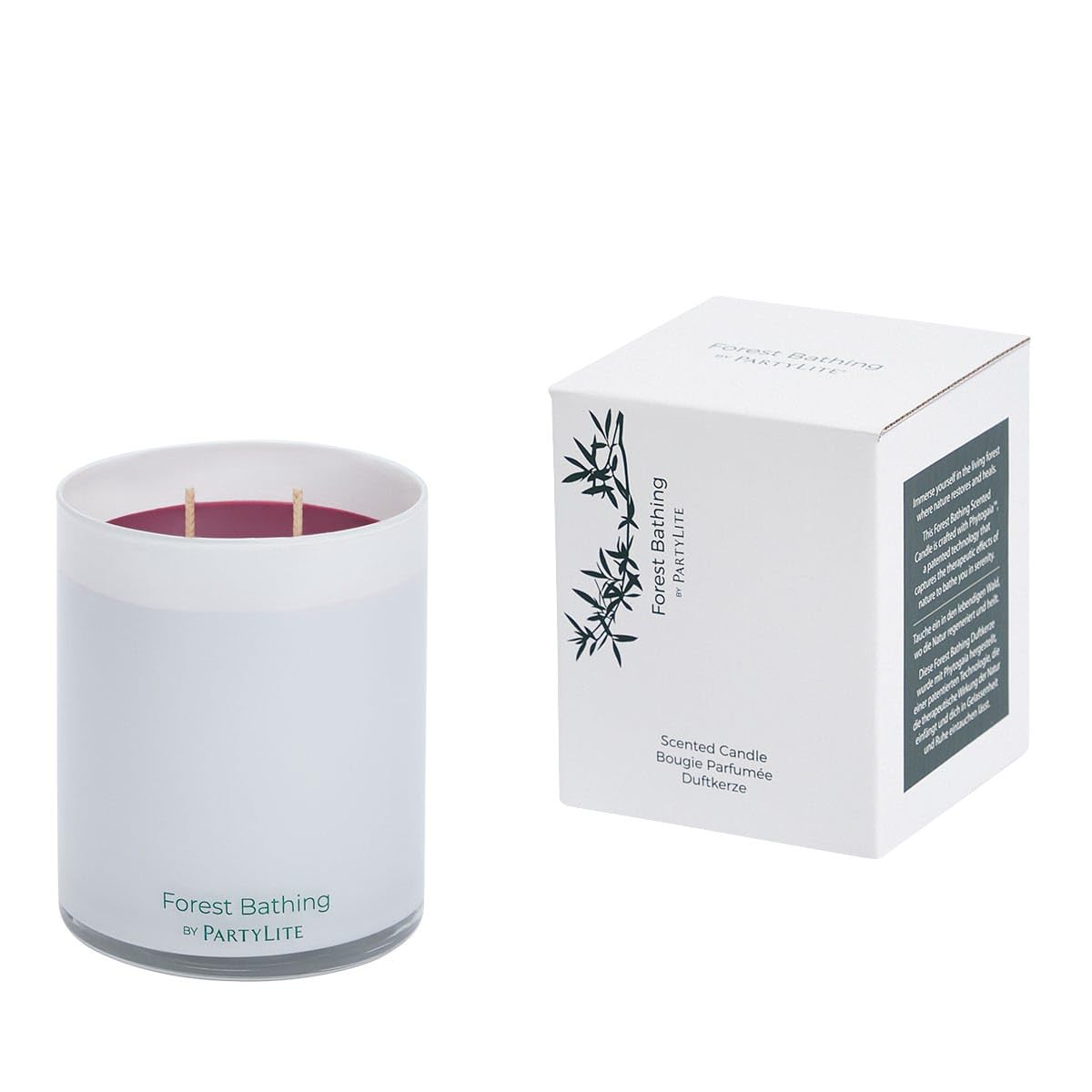 PartyLiteForest Bathing Black Forest Fruit Jar Candle