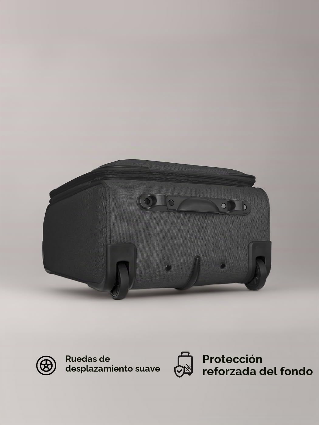 REDOLZ Set de maletas de 3 piezas para mujeres y hombres | Trolleys de viaje ligeros y estables, Softcase de alta calidad, 4 ruedas dobles y cerradura TSA |Extensible con fuelles (Essentials 12