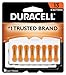 Duracell - Hearing Aid Batteries Size 13 (Orange) - long lasting battery with EasyTab for ease of installation - 16 count