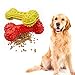 2 PZ Cane Osso di gomma Cane Perdita alimentatore Cane Gomma IQ Trattare Giocattolo Puzzle Educativo Masticare Formazione Denti Pulizia Giocattolo Cane Gatto Perdita Alimentatore Alimentare