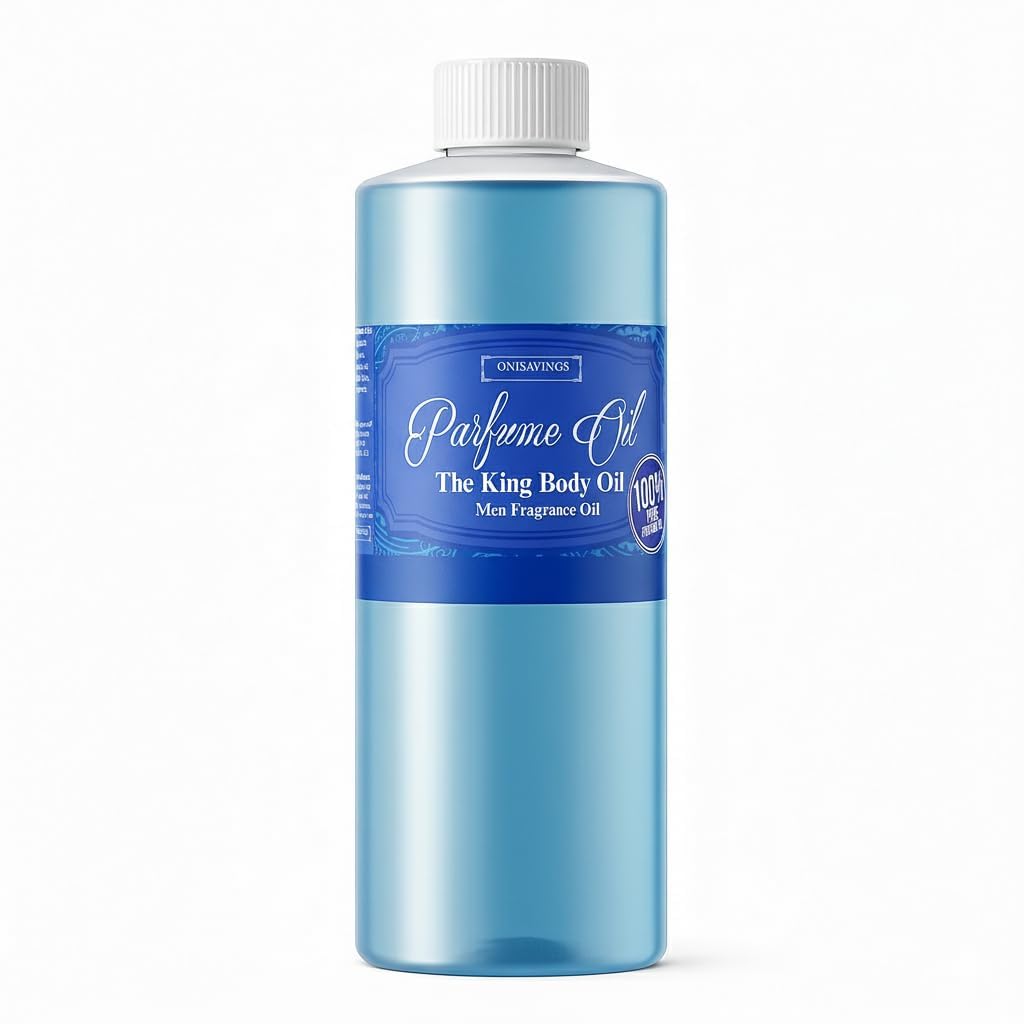 10 Fl Oz The King Fragrance Oil For Men - By Our Interpretation Daily Wear Body Oil & Long-Lasting Natural Scented