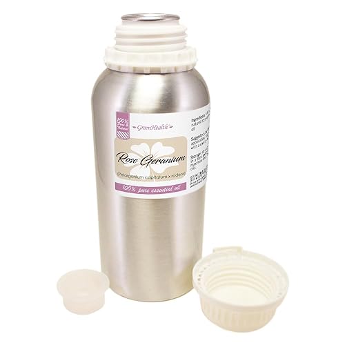 Miniatura 2 de Aceite esencial de rosa y geranio puro sin diluir, de GreenHealth.