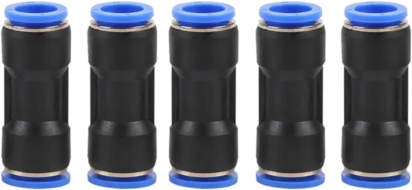 PU/PY/PV/PZA/PE Pneumatic Air Quick Fittings 4/6 / 8/10 /12 /14mm Push In Hose Couping 1/5Pcs(5PCS PU,4mm)