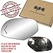 Replacement For Mirror Glass W/Backing for GMC Sierra Yukon XL Escalade 07-13 Power Heated LED Signal Left