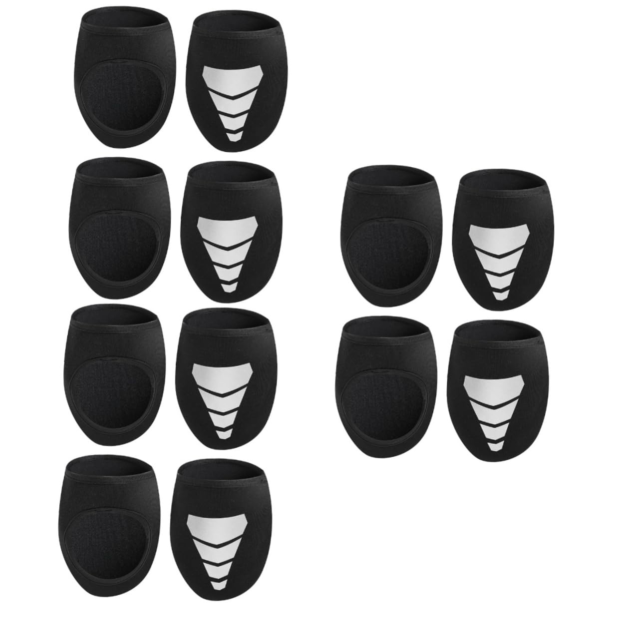 BESPORTBLE 6paia Coprischiena Per Scarpe Da Ciclismo Impermeabili e Riscaldanti Design Riflettente Per Uso Esterno Copertura Antiscivolo e Protezione Durante La Guida