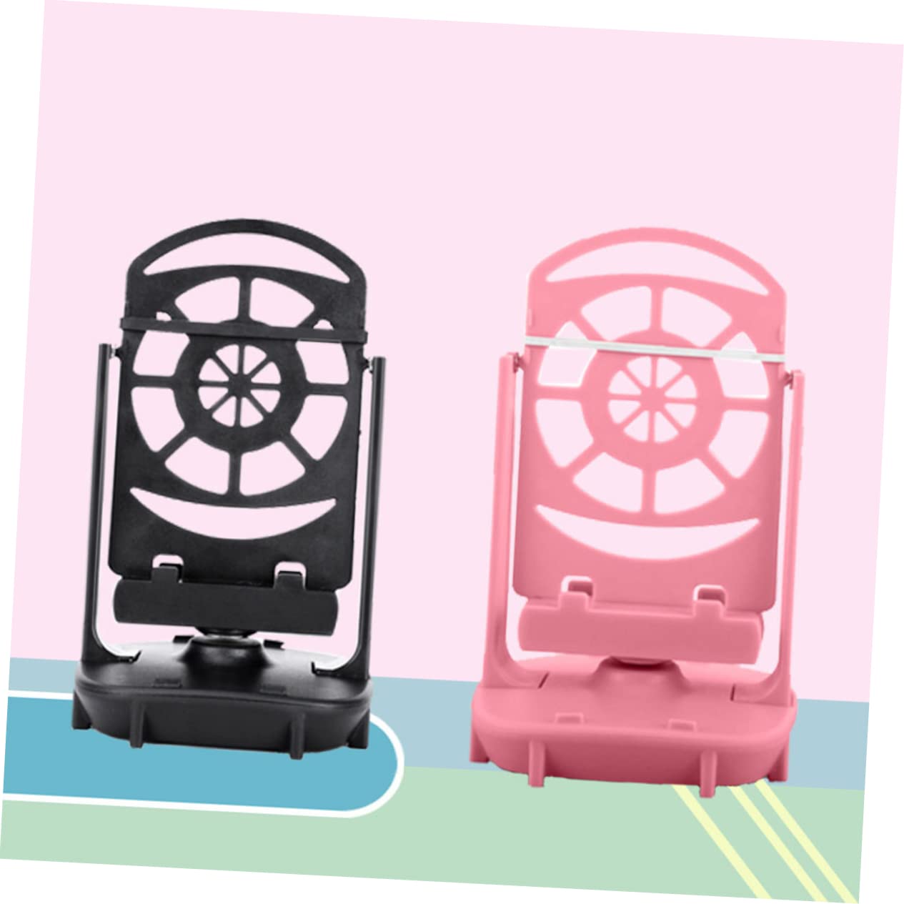 HANABASS Silent Pedometer All Portable Rotating Nick Oh Multifunctional Black Phone Brush Bearing Pedometer Red