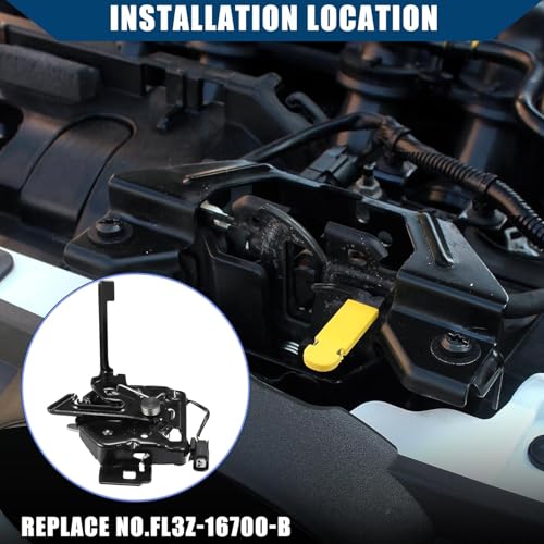 Loquets de capot avant FL3Z-16700B à installation facile et rapide sans outil complexe