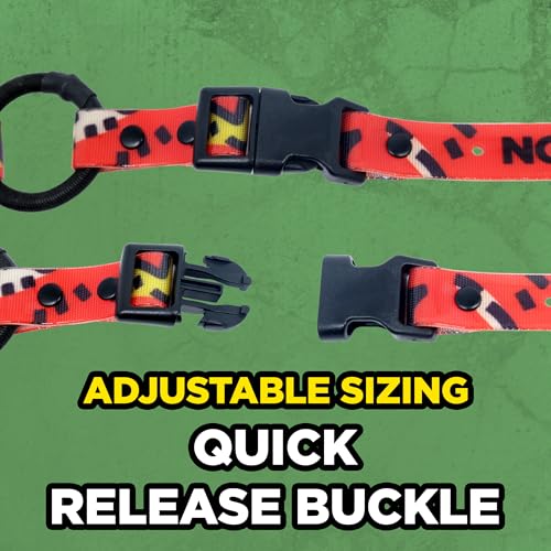 Image of Dogtra Tom Davis Quick Release 3 /4 inch Inch Strap with Buckle Waterproof Biothane for Remote Training E-Collar Easy Adjustable Comfortable for 280C 2.0 Receiver 28 inch - Red