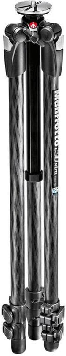 Manfrotto 290 Xtra Carbon Fiber 3-Section Tripod (MT290XTC3US) Black