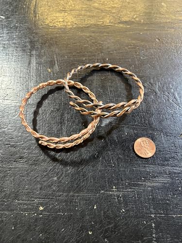 The Fussy Pup Copper Bracelet for Women, Hand Forged Twisted Bangle, Adjustable Solid Copper Bracelets Jewelry Gift3