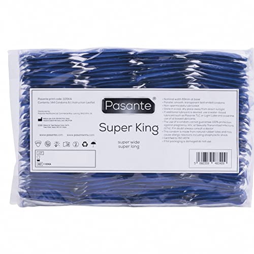 Pasante Super King Condoms | Super Wide & Long | Big Size | Ce Kitemark | Sperm Key Chain