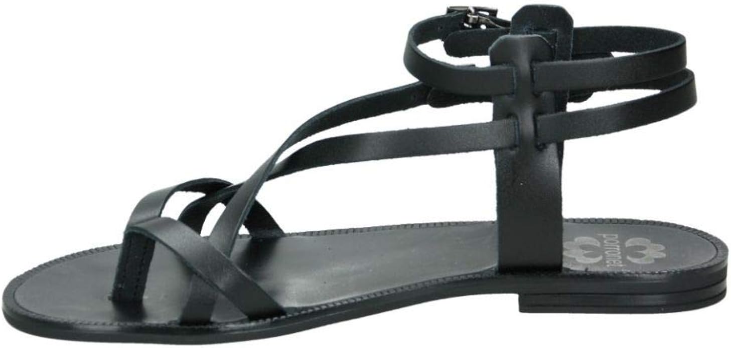 PORRONET - Sandalias porronet 2500 señora Negro - 41 : Amazon.es: Moda