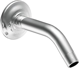 S122 Premium 8-Inch Standard Shower Arm with Matching Flange Included, Chrome