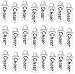 Cheer 30 Pc Charm Pendant, School Spirit & Cheerleading 19x7mm