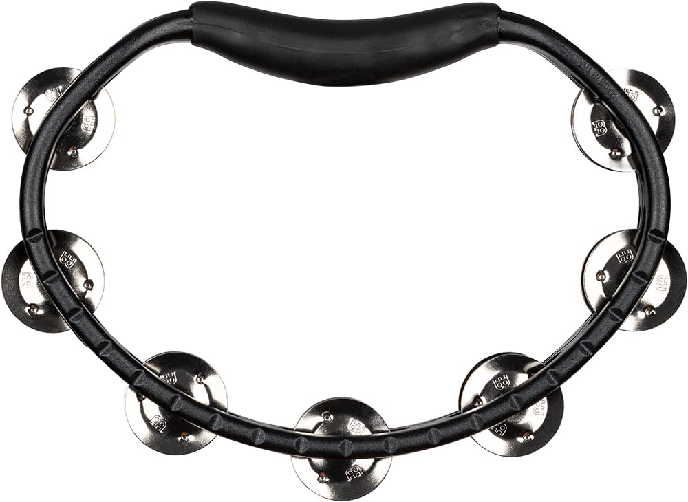 Meinl Hand Tambourine HTMT1BK, Steel Jingles - Tamburyn