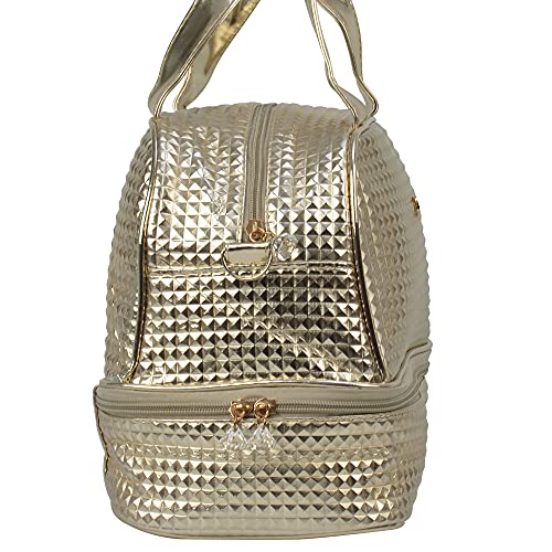 Bolsa Feminina Necessaire Térmica Dourado CBRN17393