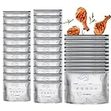 Bolsas Reutilizables para Congelador | Impermeable de 3 Tamaños con Cremallera con Etiqueta | Bolsas de Aluminio con Cierre Hermético - Para Cocina Hogar Refrigerador Congelador Despensa Acampada