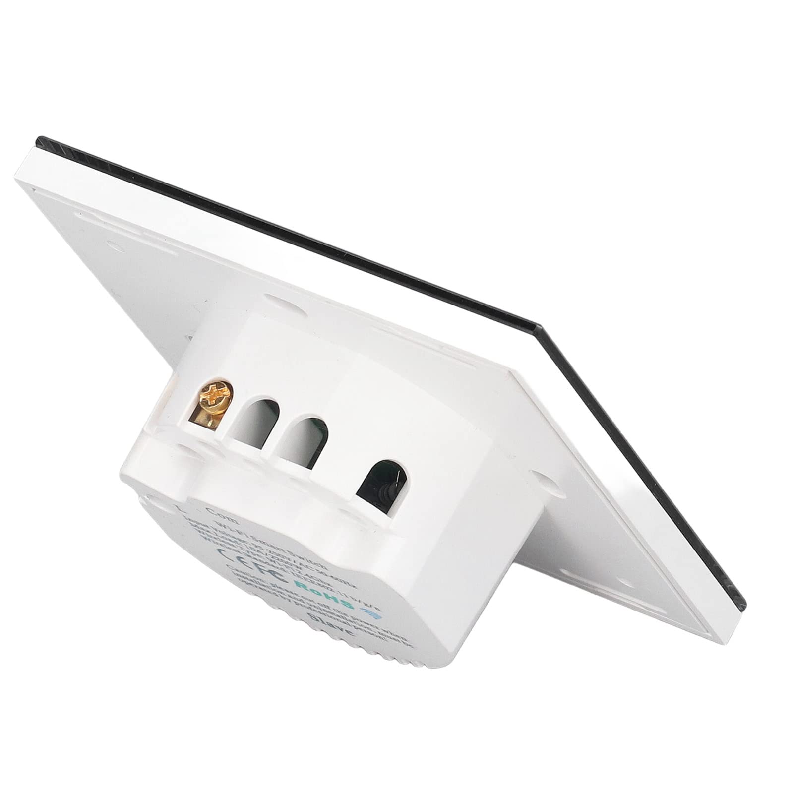 YWBL-WH Interruptor Inteligente de 3 Entradas, WiFi, Táctil, Control por Voz, Funciona con Alexa, Home, Interruptor de Luz Inalámbrico para el Hogar, Dormitorio y Oficina