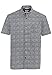 Produktbild camel active Herren Kurzarmhemd aus Reiner Baumwolle Blau menswear-3XL