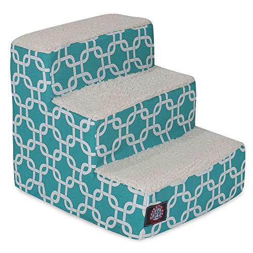 3 Step Portable Pet Stairs By Majestic Pet Products Teal Links Steps For Cats And Dogs Blue Turquoise #TOP2
