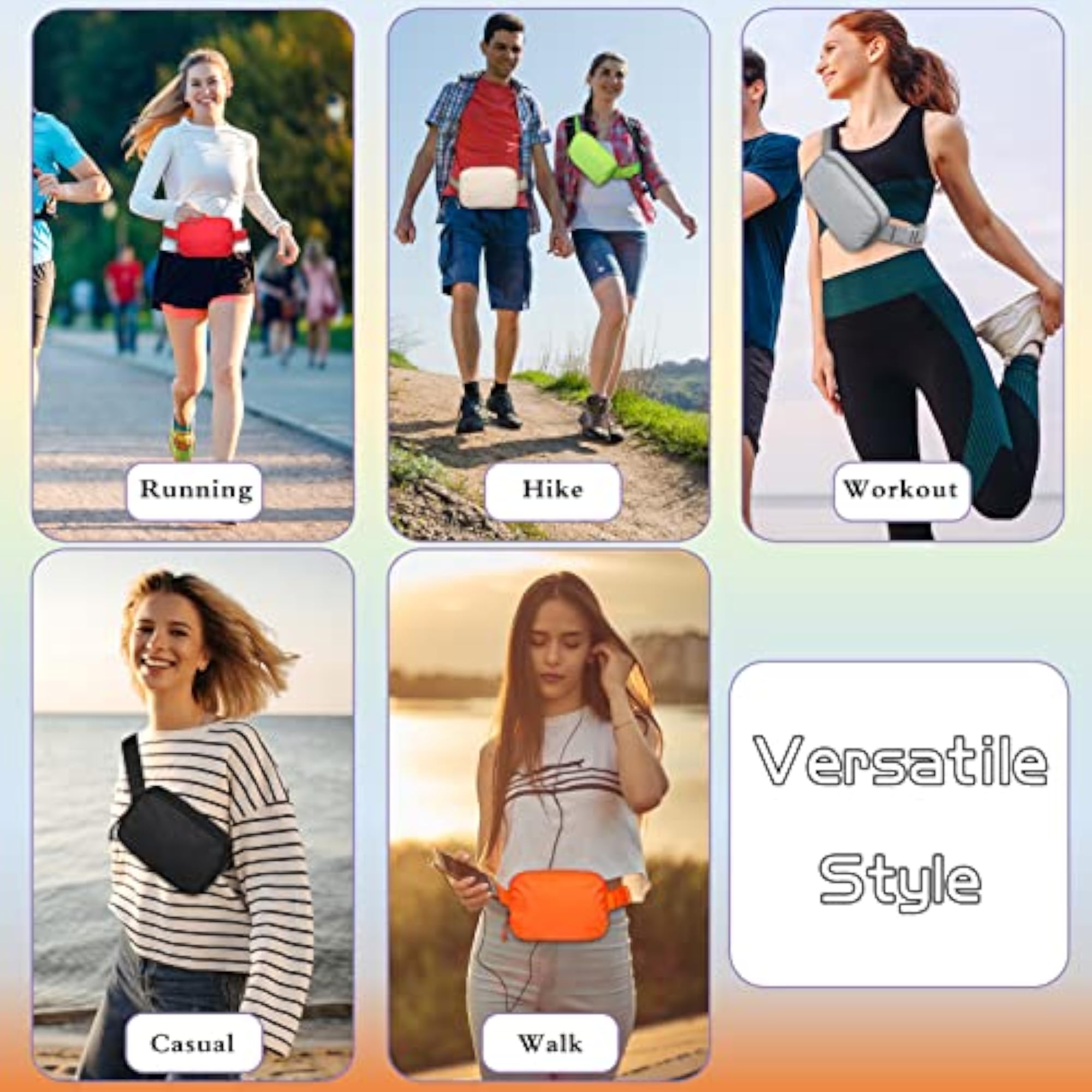 Fanny Pack for Women - Adjustable Crossbody Bag