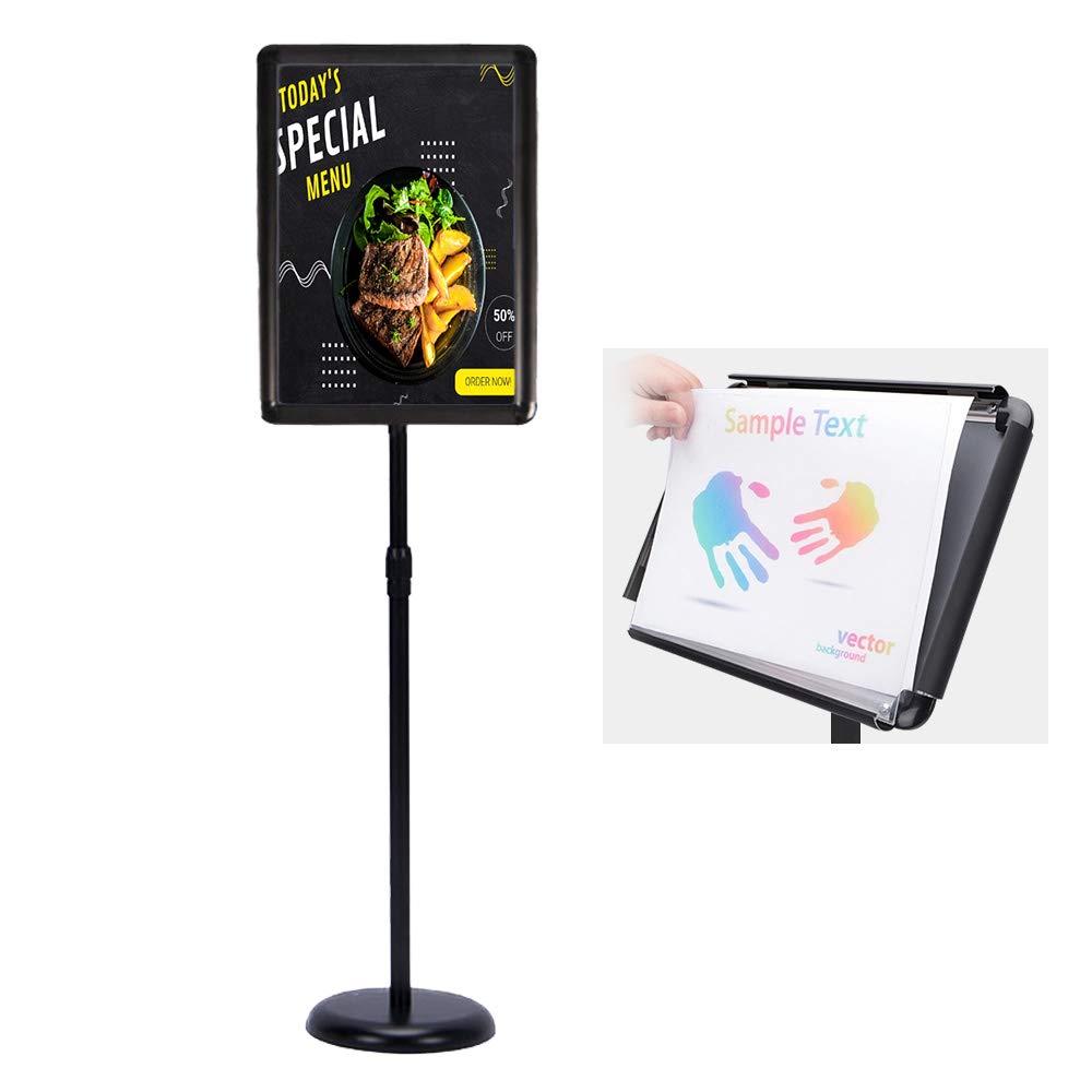 11"x17"-A3-Business & Store Sign Holder Floor Stand great for outdoor & indoor Sign Poster Banner Holder Stand