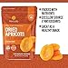Dried Apricots No Sugar Added, 1 Pound. Turkish Apricots Dried Fruit, Dry Apricot Bulk, Apricots. All Natural, Non-GMO.