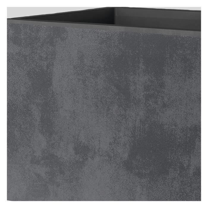 Deroma Jardiniere Muret Millennium R - Anthracite - A réserve d'eau - 59 cm