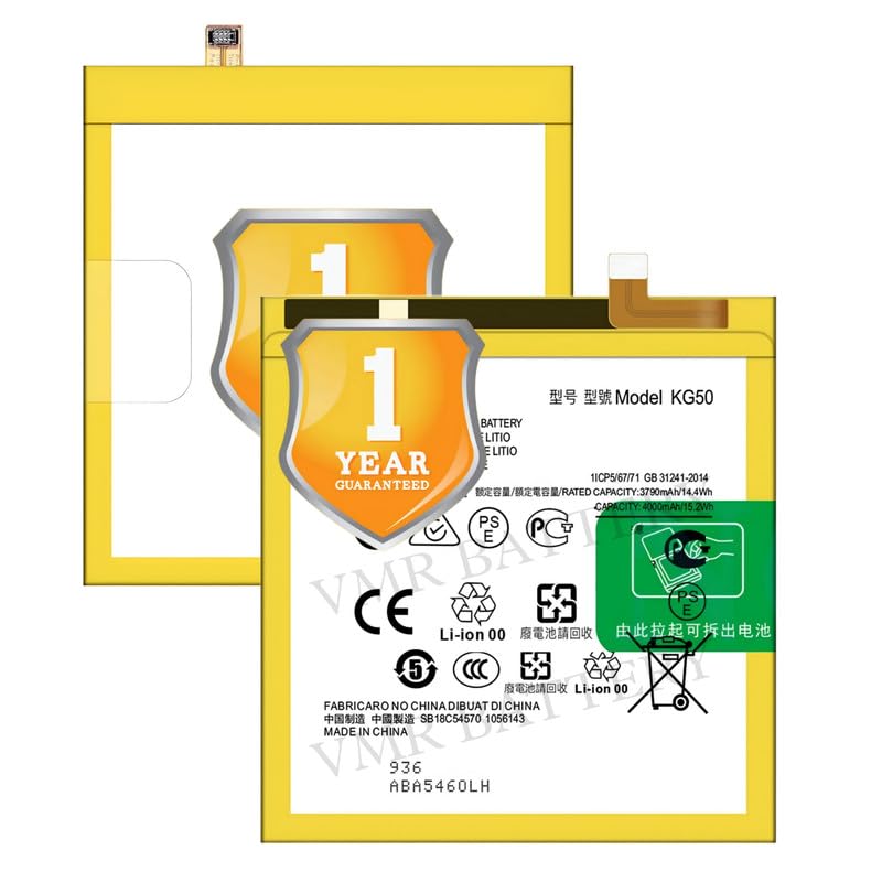 Image of Original KG50 Battery Compatible for Motorola One Hyper (XT2027, XT2027-1) - (4000mAh) - 1 Year Warranty K7