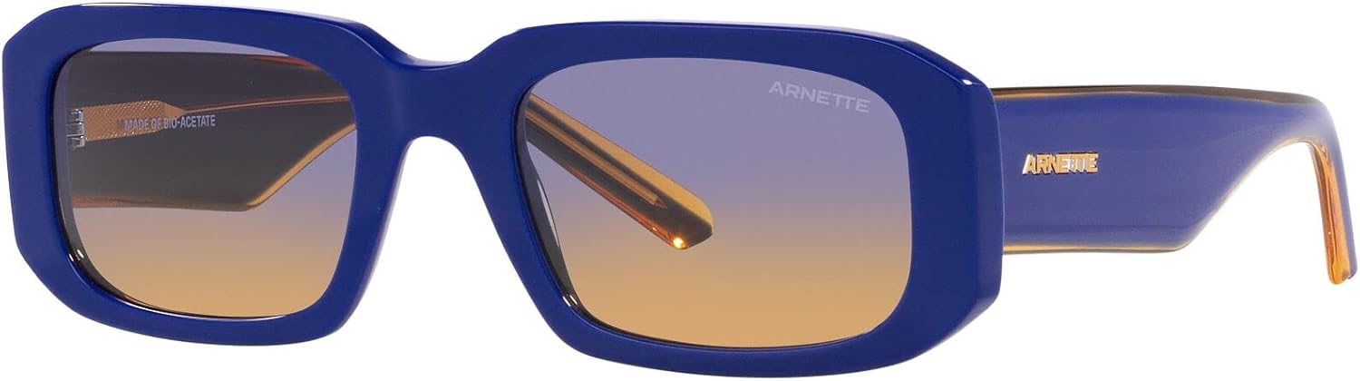 ARNETTE Man Sunglasses Black Frame, Dark Grey Lenses, 53MM