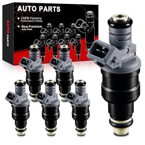 AOTPAT Fuel Injectors Fit for:-Ford Ranger V6 3.0L Flex Fuel 1999 2000,for:-Mazda B3000 V6 3.0L Flex Fuel 1999 2000 OE#FJ305,800-1308N,FJ10537,CM4889,89052835,MP-50057,XL5Z9F593AA,ZZP413250(6Pcs)