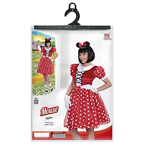W WIDMANN MILANO Party Fashion - Kostüm Mäuschen, Kleid mit Ohren, Verkleidung Karneval