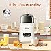 34oz Nut Milk Maker,8 in 1 Automatic Soy Milk Maker for Homemade Nut,Soy,Almond,Oat Milk,Fruit and Vegetable,Almond Milk Maker with Delay Start/Keep Warm/Self-Cleaning,White