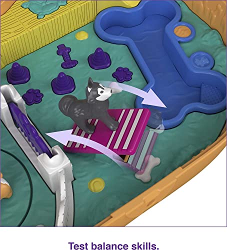 Polly Pocket Compact Playset, Corgi Cuddles With 2 Micro Dolls & Accessories, Travel Toys With Surprise Reveals #TOP2