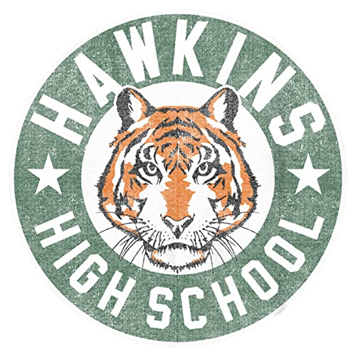 Boy's Stranger Things Retro Hawkins High School Tiger Mascot T-Shirt2