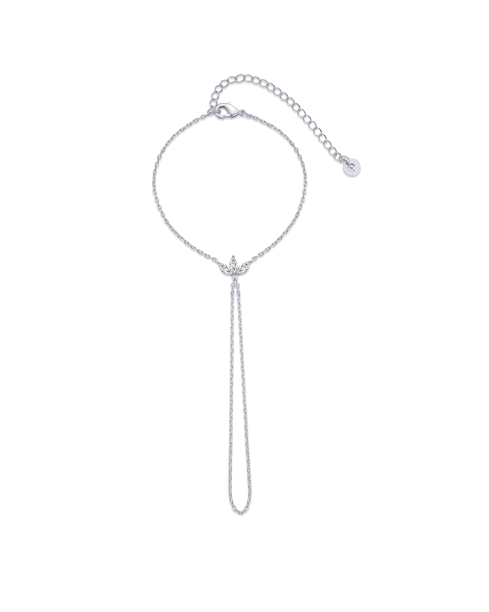PAVOI Hand Chain Gold Bracelets for Women - 14K Plated Dainty Hand Jewelry