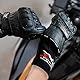 EVO Fitness Motorradhandschuhe Mit Winter Thermo Innenhandschuhen Thinsulate 3M Hipora Carbon Shell Fiber Knuckle Smartphone Touch Kompatibel Winddicht MTB Racing Motocross Allwetter (Schwarz, M)