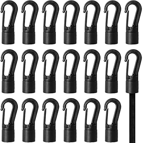 LUORNG 20PCS Bungee Cord Hooks Cover
