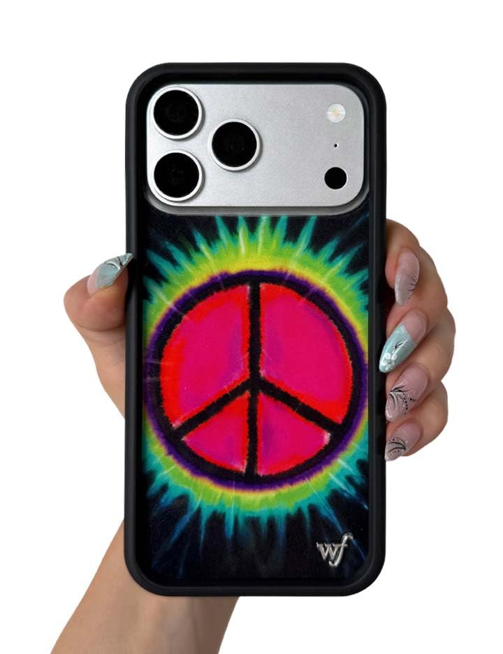 Image of Wildflower Cases - iPhone 17 Pro Max Compatible - Sav Hudson Peace Sign