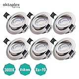 5 Watt 350 Lumen | Deckenspot für allgemeine Beleuchtung von Küchen, Wohnzimmern, Fluren und Schlafzimmern. Energiesparend!