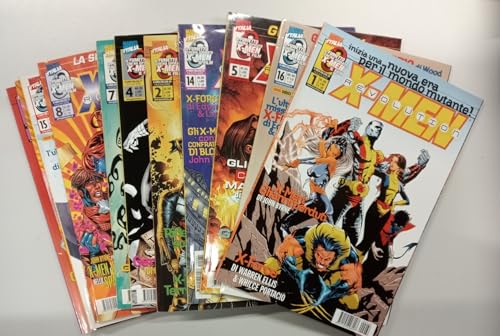  Lotto 11 X-Man Revolution n. 1-2-3-4-5-7-8-9-14-15-16 Marvel