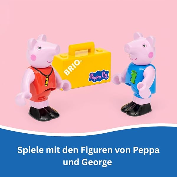 BRIO - Peppa Wutz Zug - Spielzeug-Eisenbahn zur beliebten Kleinkindserie Peppa Wutz - ab 3 Jahren - 36127 - 5